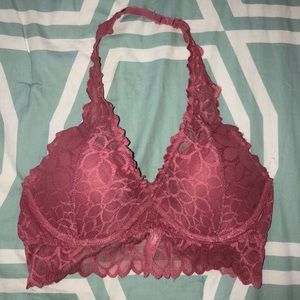 PINK halter bralette